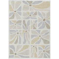 Machine Washable Indoor/Outdoor Chantille ACN2630 Ivory 2'6" x 3'10" Rug
