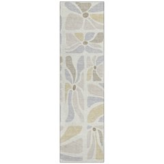 Machine Washable Indoor/Outdoor Chantille ACN2630 Ivory 2'3" x 7'6" Runner Rug