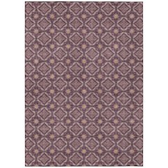 Machine Washable Indoor/Outdoor Chantille ACN2631 Purple 2'6" x 3'10" Rug