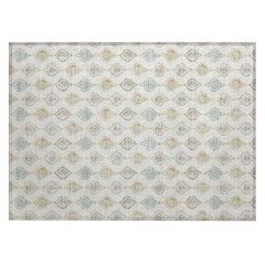Machine Washable Indoor/Outdoor Chantille ACN2632 Ivory 1'8" x 2'6" Rug