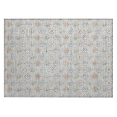 Machine Washable Indoor/Outdoor Chantille ACN2632 Gray 1'8" x 2'6" Rug
