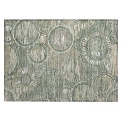 Machine Washable Indoor/Outdoor Chantille ACN2633 Green 1'8" x 2'6" Rug