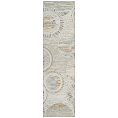 Machine Washable Indoor/Outdoor Chantille ACN2633 Ivory 2'3" x 7'6" Runner Rug