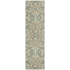 Machine Washable Indoor/Outdoor Chantille ACN2634 Green 2'3" x 7'6" Runner Rug