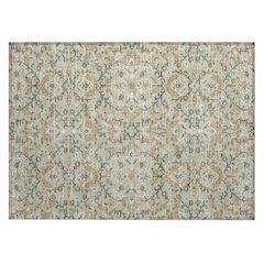 Machine Washable Indoor/Outdoor Chantille ACN2634 Green 1'8" x 2'6" Rug