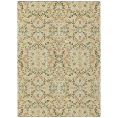 Machine Washable Indoor/Outdoor Chantille ACN2634 Gold 2'6" x 3'10" Rug