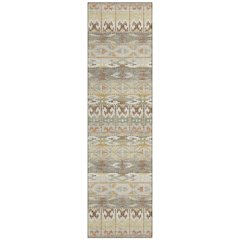 Machine Washable Indoor/Outdoor Chantille ACN2635 Ivory 2'3" x 7'6" Runner Rug