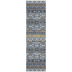 Machine Washable Indoor/Outdoor Chantille ACN2635 Blue 2'3" x 7'6" Runner Rug
