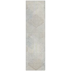 Machine Washable Indoor/Outdoor Chantille ACN2637 Ivory 2'3" x 7'6" Runner Rug