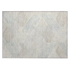 Machine Washable Indoor/Outdoor Chantille ACN2637 Ivory 1'8" x 2'6" Rug
