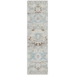 Machine Washable Indoor/Outdoor Chantille ACN2638 Ivory 2'3" x 7'6" Runner Rug