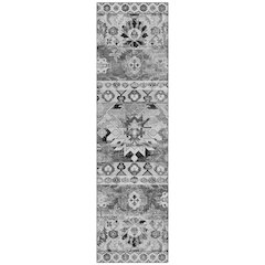 Machine Washable Indoor/Outdoor Chantille ACN2638 Gray 2'3" x 7'6" Runner Rug