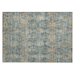 Machine Washable Indoor/Outdoor Chantille ACN2640 Green 1'8" x 2'6" Rug