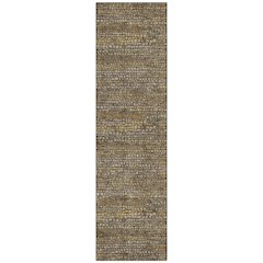 Machine Washable Indoor/Outdoor Chantille ACN2641 Brown 2'3" x 7'6" Runner Rug
