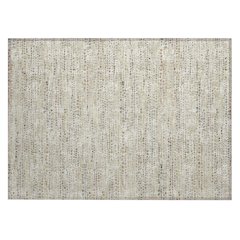 Machine Washable Indoor/Outdoor Chantille ACN2641 Ivory 1'8" x 2'6" Rug