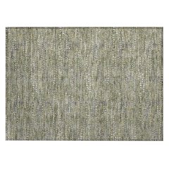 Machine Washable Indoor/Outdoor Chantille ACN2641 Green 1'8" x 2'6" Rug