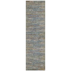 Machine Washable Indoor/Outdoor Chantille ACN2642 Green 2'3" x 7'6" Runner Rug