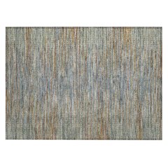 Machine Washable Indoor/Outdoor Chantille ACN2642 Green 1'8" x 2'6" Rug