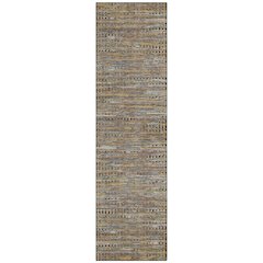 Machine Washable Indoor/Outdoor Chantille ACN2642 Brown 2'3" x 7'6" Runner Rug