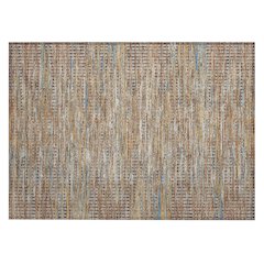 Machine Washable Indoor/Outdoor Chantille ACN2642 Orange 1'8" x 2'6" Rug
