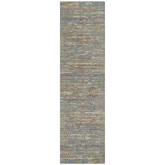 Machine Washable Indoor/Outdoor Chantille ACN2642 Teal 2'3" x 7'6" Runner Rug