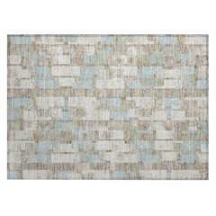Machine Washable Indoor/Outdoor Chantille ACN2644 Ivory 1'8" x 2'6" Rug