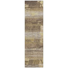 Machine Washable Indoor/Outdoor Chantille ACN2646 Brown 2'3" x 7'6" Runner Rug