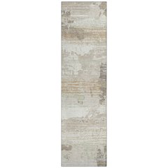 Machine Washable Indoor/Outdoor Chantille ACN2646 Ivory 2'3" x 7'6" Runner Rug