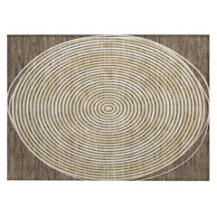 Machine Washable Indoor/Outdoor Chantille ACN2647 Brown 1'8" x 2'6" Rug