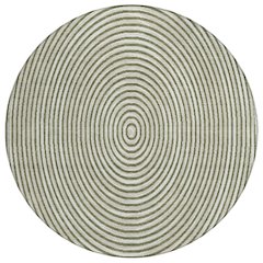 Machine Washable Indoor/Outdoor Chantille ACN2647 Green 8' x 8' Round Rug