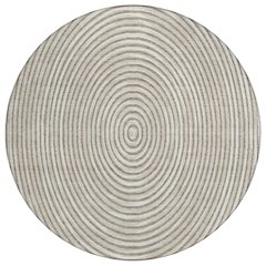 Machine Washable Indoor/Outdoor Chantille ACN2647 Brown 8' x 8' Round Rug