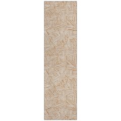 Machine Washable Indoor/Outdoor Chantille ACN2648 Orange 2'3" x 7'6" Runner Rug