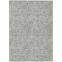 Machine Washable Indoor/Outdoor Chantille ACN2648 Gray 2'6" x 3'10" Rug