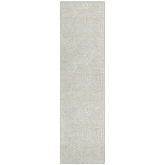 Machine Washable Indoor/Outdoor Chantille ACN2648 Ivory 2'3" x 7'6" Runner Rug