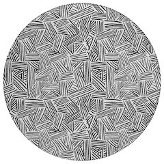 Machine Washable Indoor/Outdoor Chantille ACN2648 Ivory 8' x 8' Round Rug