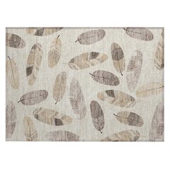 Machine Washable Indoor/Outdoor Chantille ACN2649 Brown 1'8" x 2'6" Rug