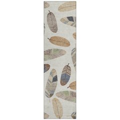 Machine Washable Indoor/Outdoor Chantille ACN2649 Ivory 2'3" x 7'6" Runner Rug