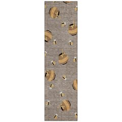 Machine Washable Indoor/Outdoor Chantille ACN2650 Brown 2'3" x 7'6" Runner Rug