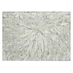 Machine Washable Indoor/Outdoor Chantille ACN2651 Green 1'8" x 2'6" Rug