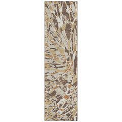 Machine Washable Indoor/Outdoor Chantille ACN2651 Brown 2'3" x 7'6" Runner Rug