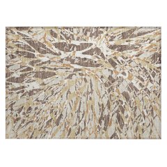 Machine Washable Indoor/Outdoor Chantille ACN2651 Brown 1'8" x 2'6" Rug