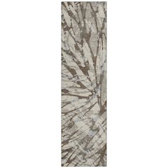 Machine Washable Indoor/Outdoor Chantille ACN2651 Brown 2'3" x 7'6" Runner Rug