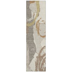 Machine Washable Indoor/Outdoor Chantille ACN2652 Ivory 2'3" x 7'6" Runner Rug
