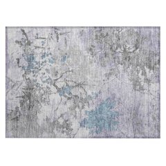 Machine Washable Indoor/Outdoor Chantille ACN2654 Purple 1'8" x 2'6" Rug