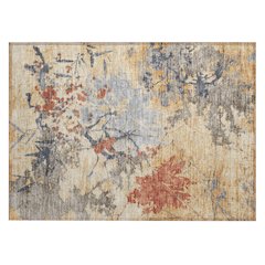 Machine Washable Indoor/Outdoor Chantille ACN2654 Gold 1'8" x 2'6" Rug