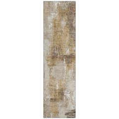 Machine Washable Indoor/Outdoor Chantille ACN2655 Brown 2'3" x 7'6" Runner Rug