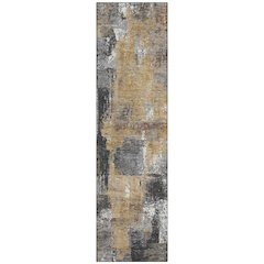 Machine Washable Indoor/Outdoor Chantille ACN2655 Gray 2'3" x 7'6" Runner Rug