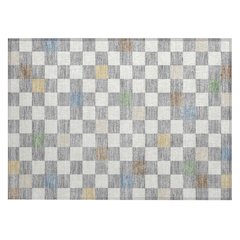 Machine Washable Indoor/Outdoor Chantille ACN2656 Gray 1'8" x 2'6" Rug