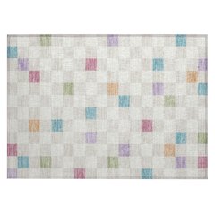 Machine Washable Indoor/Outdoor Chantille ACN2656 Ivory 1'8" x 2'6" Rug