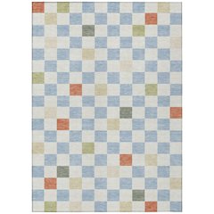Machine Washable Indoor/Outdoor Chantille ACN2656 Blue 2'6" x 3'10" Rug